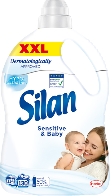 Płyn do płukania Silan Sensitive & Baby 2.86 l (9000101590128) - obraz 1