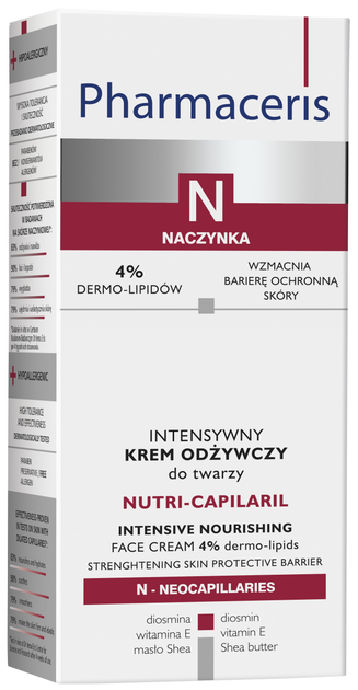 Крем для обличчя Pharmaceris N Nutri-Capilaril інтенсивний живильний 50 мл (5900717152410) - зображення 2