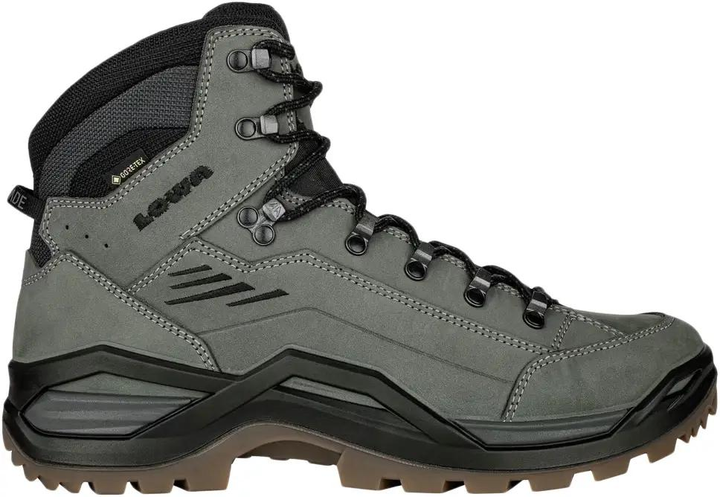 Черевики з Gore-Tex Lowa Renegade Evo GTX MID 45 Dark grey-black - зображення 1