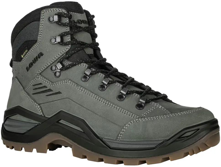 Черевики з Gore-Tex Lowa Renegade Evo GTX MID 45 Dark grey-black - зображення 2