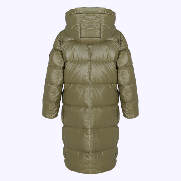 Kurtka puchowa damska zimowa PERSO BLH220022FX 2XL Khaki (5905080201543) - obraz 8