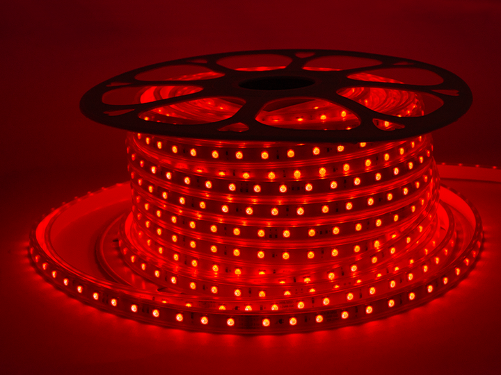 Светодиодная лента 1 м AVT SMD5050 60 LED 15x7 мм 220В 8Вт IP65 RGB - изображение 3