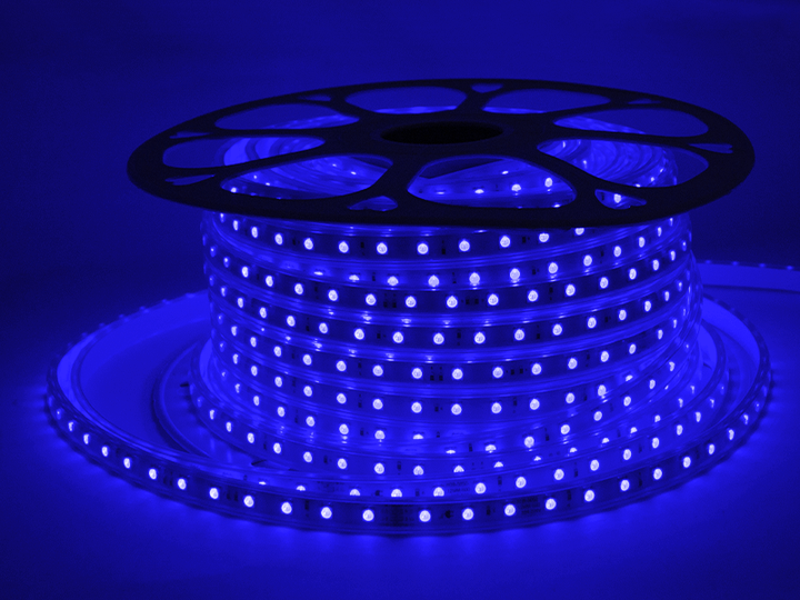 Светодиодная лента 1 м AVT SMD5050 60 LED 15x7 мм 220В 8Вт IP65 RGB - изображение 5