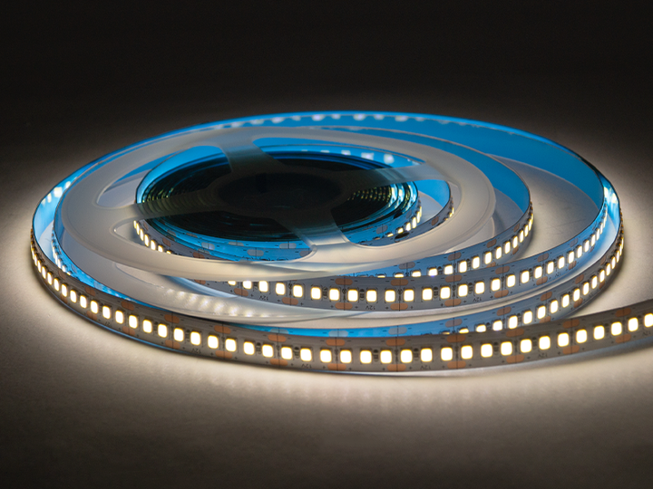 Светодиодная лента 1 м AVT SMD2835 204 LED 12В 18Вт IP20 4000-4500К нейтральный белый - изображение 2