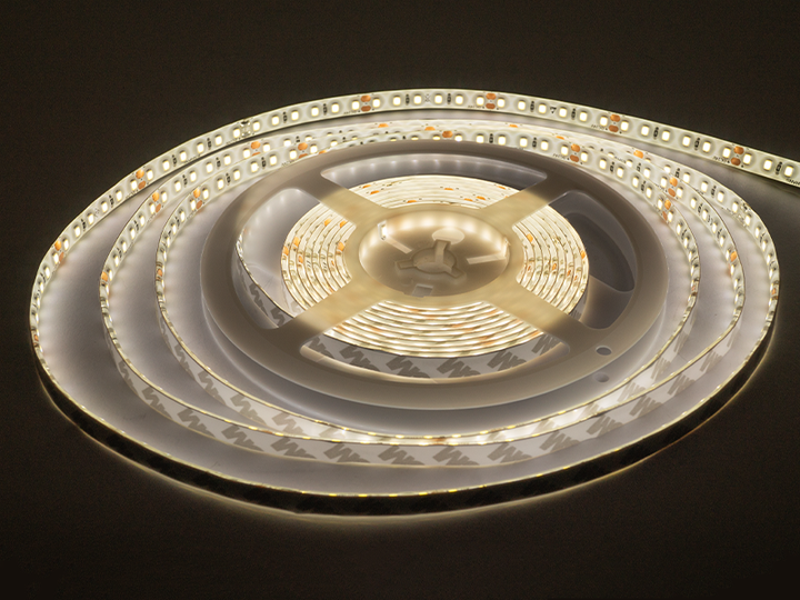 Світлодіодна стрічка 1 м RISHANG SMD2835 120 LED 24В 9.6Вт IP65 нейтральний білий (RV68COTC) - зображення 2