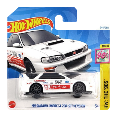 Машинка Базова Hot Wheels '98 Subaru Impreza 22B STi-Version The