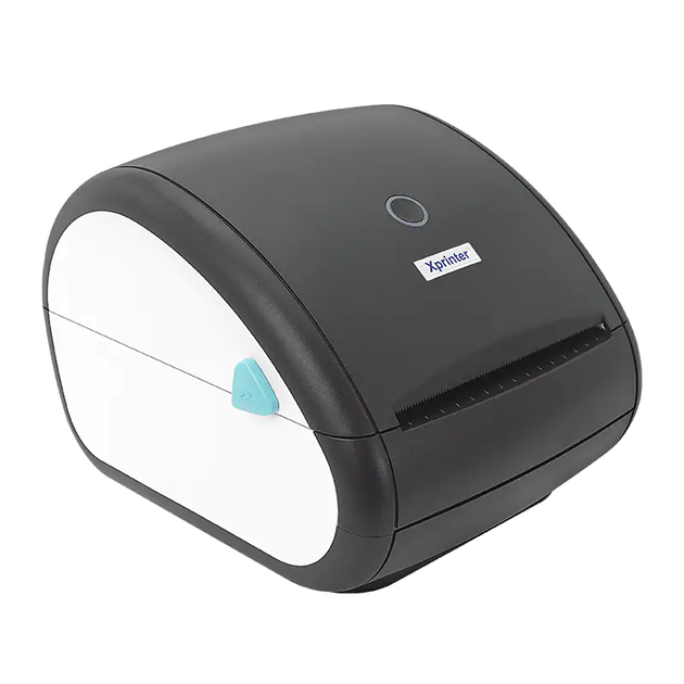 Термопринтер Xprinter XP-422B принтер этикеток, наклеек и штрих-кодов 108мм USB для маркировки Новой почты (XP480B, XP-DT422B, new XP-420B) - изображение 2