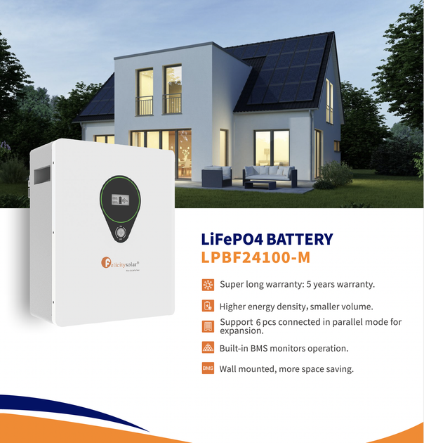Аккумулятор FelicityESS LiFePO4 LPBF24100-M - изображение 3