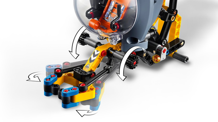 Zestaw klocków LEGO Technic Badawcza łódź podwodna 413 elementów (42201) - obraz 8