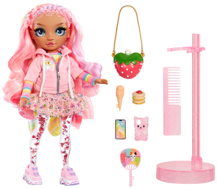 Лялька MGA Rainbow High Sparkle & Shine Fashion Rosetta з аксесуарами Pink (035051427780) - зображення 6