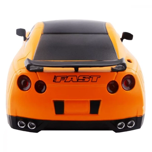 Машинка для дрифта на радиоуправлении Nissan GT-R - желтый - изображение 2