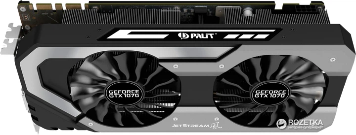 Видеокарта Palit PCI-Ex GeForce GTX 1070 Super Jetstream 8GB GDDR5