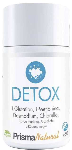 Naturalny suplement diety Prisma Natural Detox L-Glutation 495 mg 60 kapsułek (8436048047431) - obraz 1