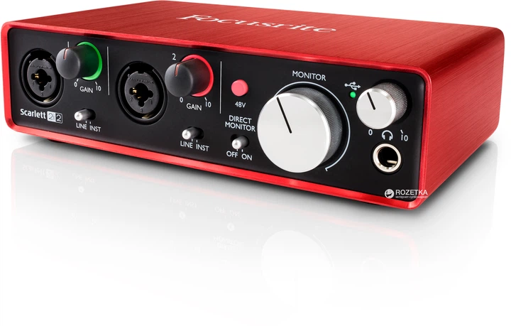 Аудиоинтерфейс Focusrite Scarlett 2i2 2nd Gen (223890