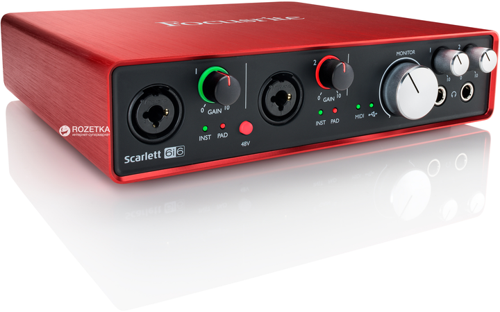 Аудиоинтерфейс Focusrite Scarlett 6i6 2nd Gen (223893