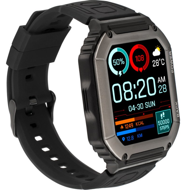 Смарт часы Gelius Tactical Navy GP-SW007 Black - изображение 3