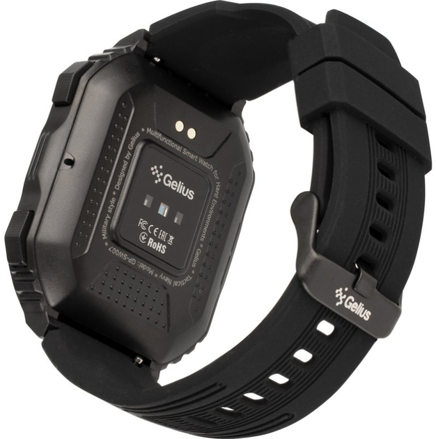 Смарт часы Gelius Tactical Navy GP-SW007 Black - изображение 4