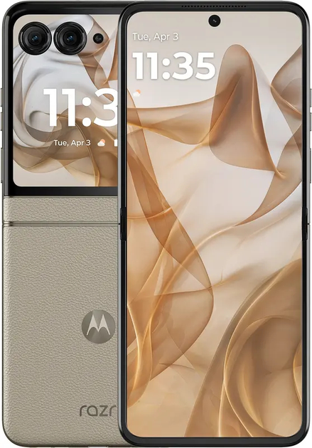 Мобільний телефон Motorola Razr 50 8/256GB Beach Sand (PB200013PL) - зображення 1