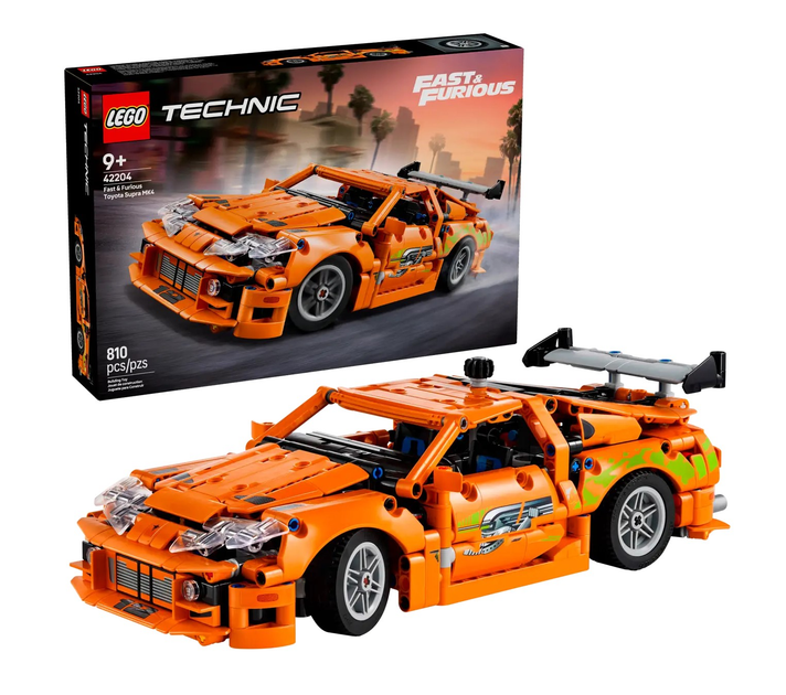 Конструктор LEGO Technic Fast and Furious Toyota Supra MK4 810 елементів (42204)  - зображення 2