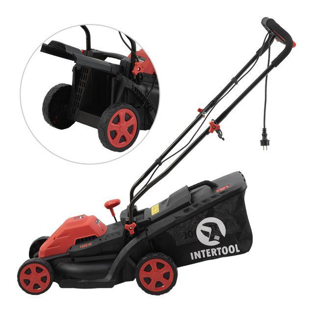 Газонокосарка електрична 1.4 кВт STORM INTERTOOL WT-2264 - изображение 3