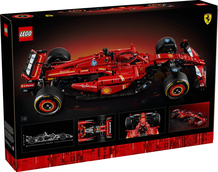 Zestaw klocków LEGO Technic Bolid F1 Ferrari SF-24 1361 element (42207) - obraz 1