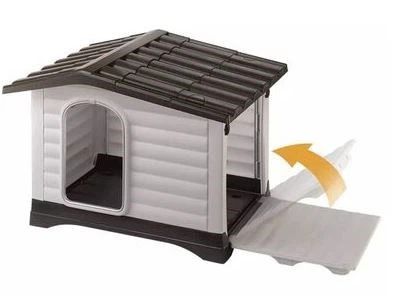 Собача будка FERPLAST Dogvilla 70 73x59x53 см з стороною, що відкривається (8010690109329) - зображення 3