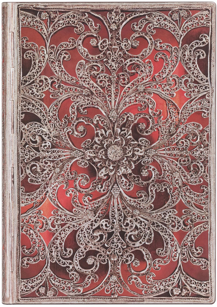 Notatnik Paperblanks Silver Filigree Pomegranate 13x18 cm 176 stron w linie (9781439794036) - obraz 1