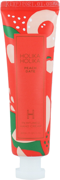 Крем для рук Holika Holika Peach Date Perfumed Hand Cream Персик 30 мл (8806334375836) - зображення 1