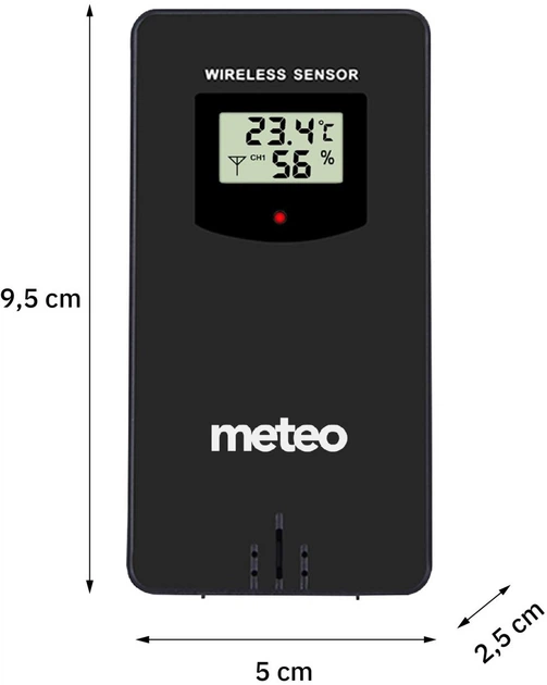 Stacja pogodowa Meteo SP108 Black (05SP108) - obraz 6