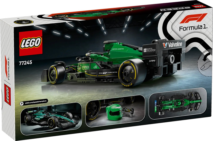 Конструктор LEGO Speed Champions Болід F1 Aston Martin Aramco AMR24 269 елементів (77245) - зображення 1