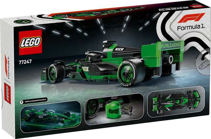 Конструктор LEGO Speed Champions Болід F1 KICK Sauber Team C44 259 елементів (77247) - зображення 1