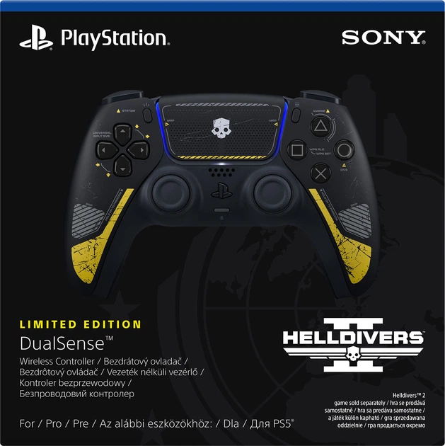 Бездротовий геймпад Sony PlayStation Dualsense BT Helldivers 2 Limited Edition для PS5/PS5 Pro/PS5 Digital Edition (1000047305) (955555910415866) - Уцінка - зображення 4
