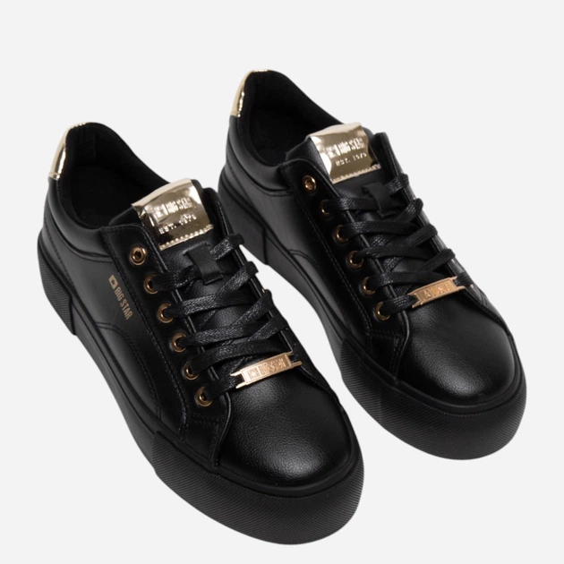 Sneakersy damskie do kostki Big Star Nn274A850 906 41 Czarne (5900714849511) - obraz 2