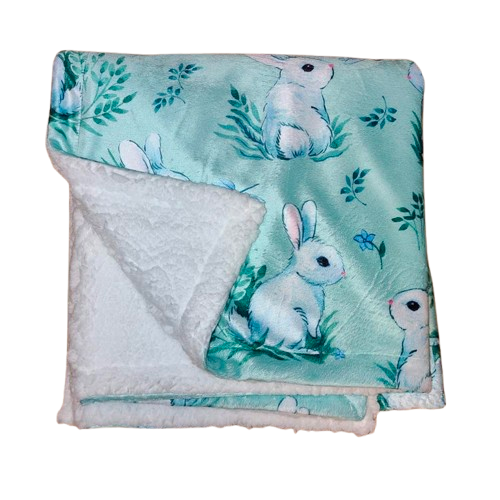 Одеяло для животных Derby Sherpa Blanket, Голубой 100х150 см - Фото 4 Одеяло для животных Derby Sherpa Blanket, Голубой 100х150 см - изображение 4