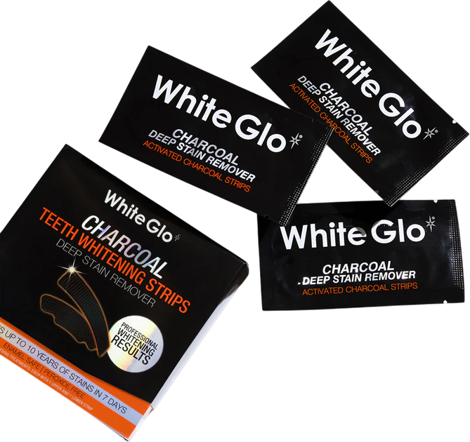 Paski wybielające White Glo Charcoal 7 szt (9319871001223) - obraz 2