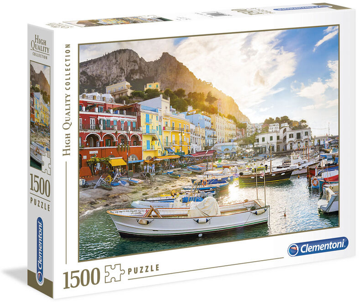 Puzzle Clementoni Capri 59.2 x 84.3 cm 1500 elementów (8005125316786) - obraz 1