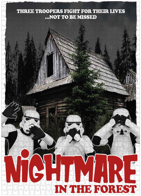 Puzzle Sd Toys Original Stormtrooper Nightmare In The Forest 70 x 50 cm 1000 elementów (8435450241185) - obraz 2