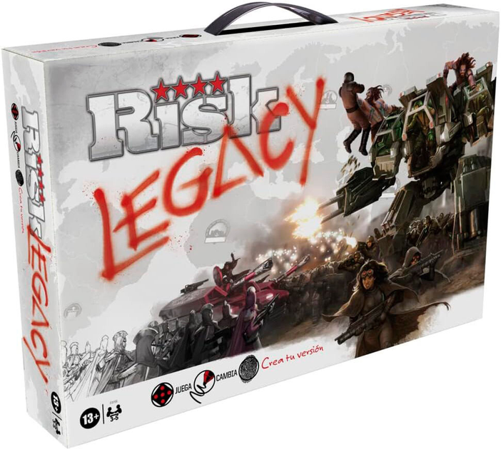 Настільна гра Hasbro Risk Legacy (іспанське видання) (5010993914371) - зображення 1