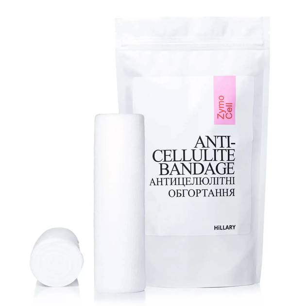 Антицеллюлитные энзимные обертывания Hillary 2 шт Anti-cellulite Bandage Zymo Cell - изображение 1