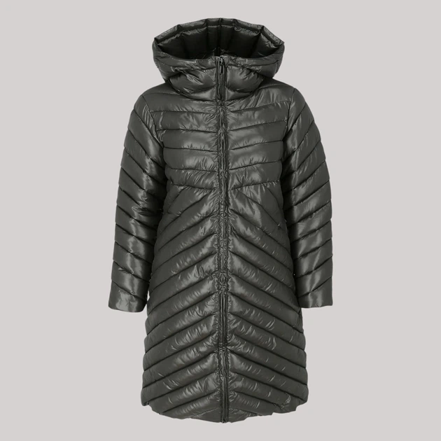 Пуховик зимовий довгий жіночий PERSO BLH211007F XL Чорний (5908312934400) - зображення 7