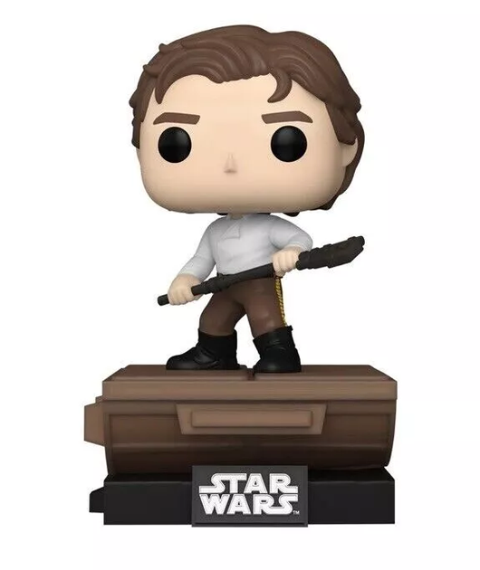 Фігурка Funko POP Deluxe Star Wars Джабба Скіфф Хан Соло 16 см (889698739405) - зображення 2