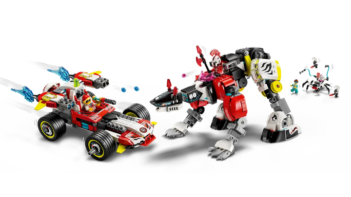 Zestaw klocków LEGO DREAMZzz Tygrysi mech Coopera i hot rod Zero 1006 elementów (71497) - obraz 5