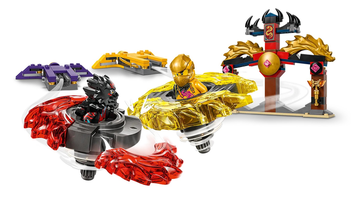 Zestaw klocków LEGO Ninjago Smocze Spinjitzu — zestaw bitewny 186 elementów (71826) - obraz 4