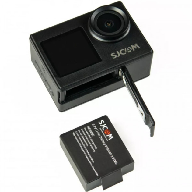 Экшн-камера SJCAM SJ4000 Dual Screen 900mAh 2″+1.3″ 1080 Black (6972476162343) - изображение 5