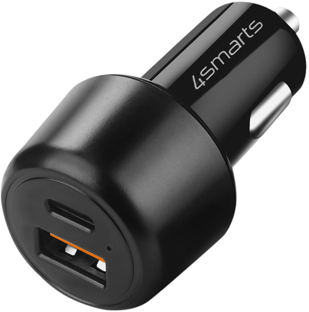 Автомобільний зарядний пристрій 4smarts Car Charger VoltRoad Ultimate 83W PD QC Black (4252011900008) - зображення 1