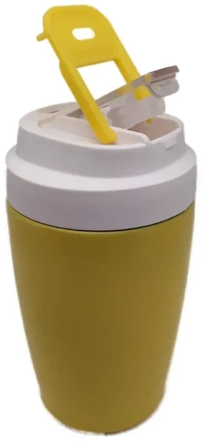 Термокружка Krauzer 350 мл Желтая (89-350 Yellow) - Фото 2 Термокружка Krauzer 350 мл Желтая (89-350 Yellow) - изображение 2
