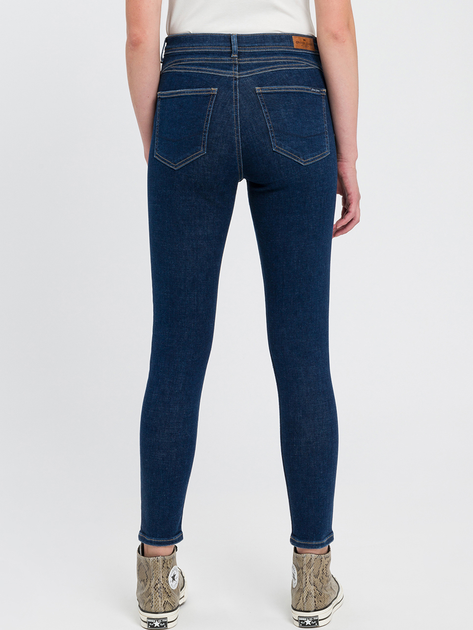 Jeansy damskie skinny z wysokim stanem Cross Jeans P 429-122 31/30 Granatowe (8697319356168) - obraz 2