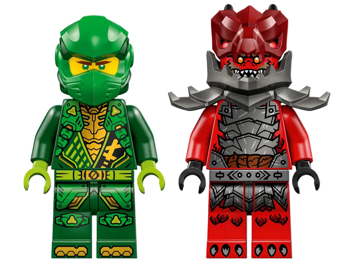 Zestaw klocków LEGO Ninjago Samochód wyścigowy Lloyda z napędem typu pull-back 181 element (71828) - obraz 6