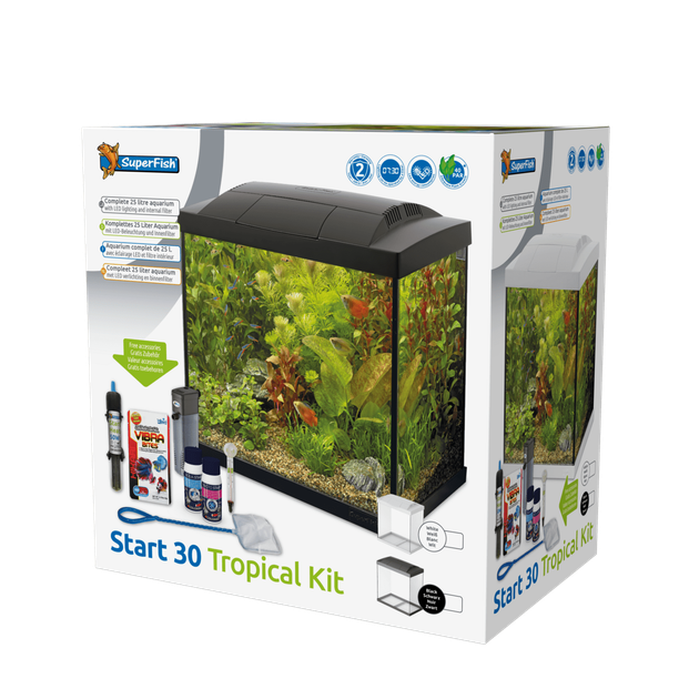 Акваріумний стартовий набір SuperFish Start 30 Aquarium Kit White (A4050277) - изображение 3