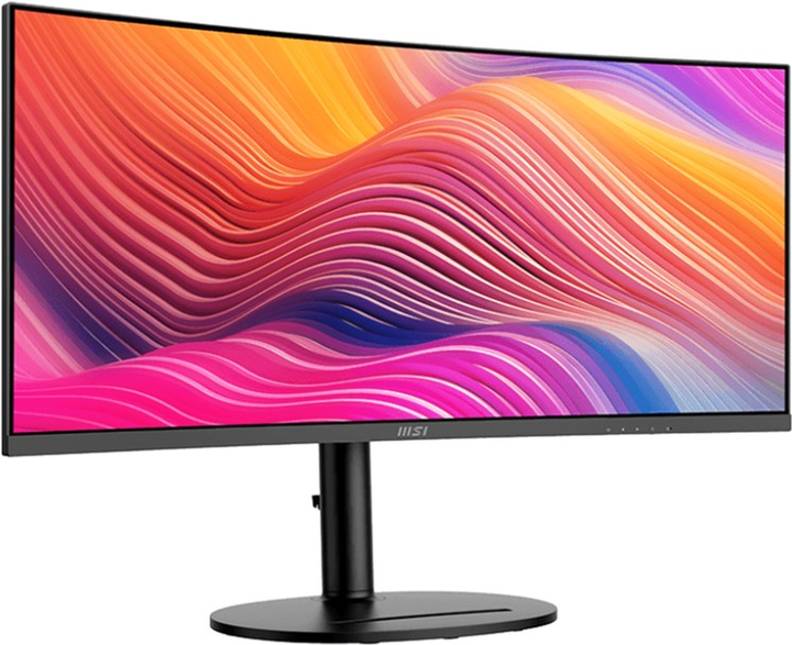 Монітор 34" MSI Modern MD342CQP -- UWQHD / VA 1500R / 120Hz / FreeSync Premium / 8bits + FRC / HDR Ready / USB Type-C 98W Power Delivery / HAS / PiP / PbP / KVM / Speakers 3W - зображення 4